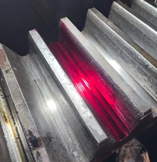 On-site girth gear crack repair, equipment back in service in 3 days